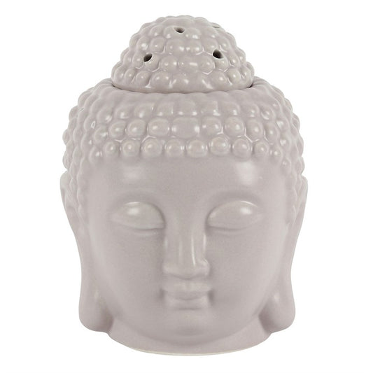 Small grey Buddah head oil burner