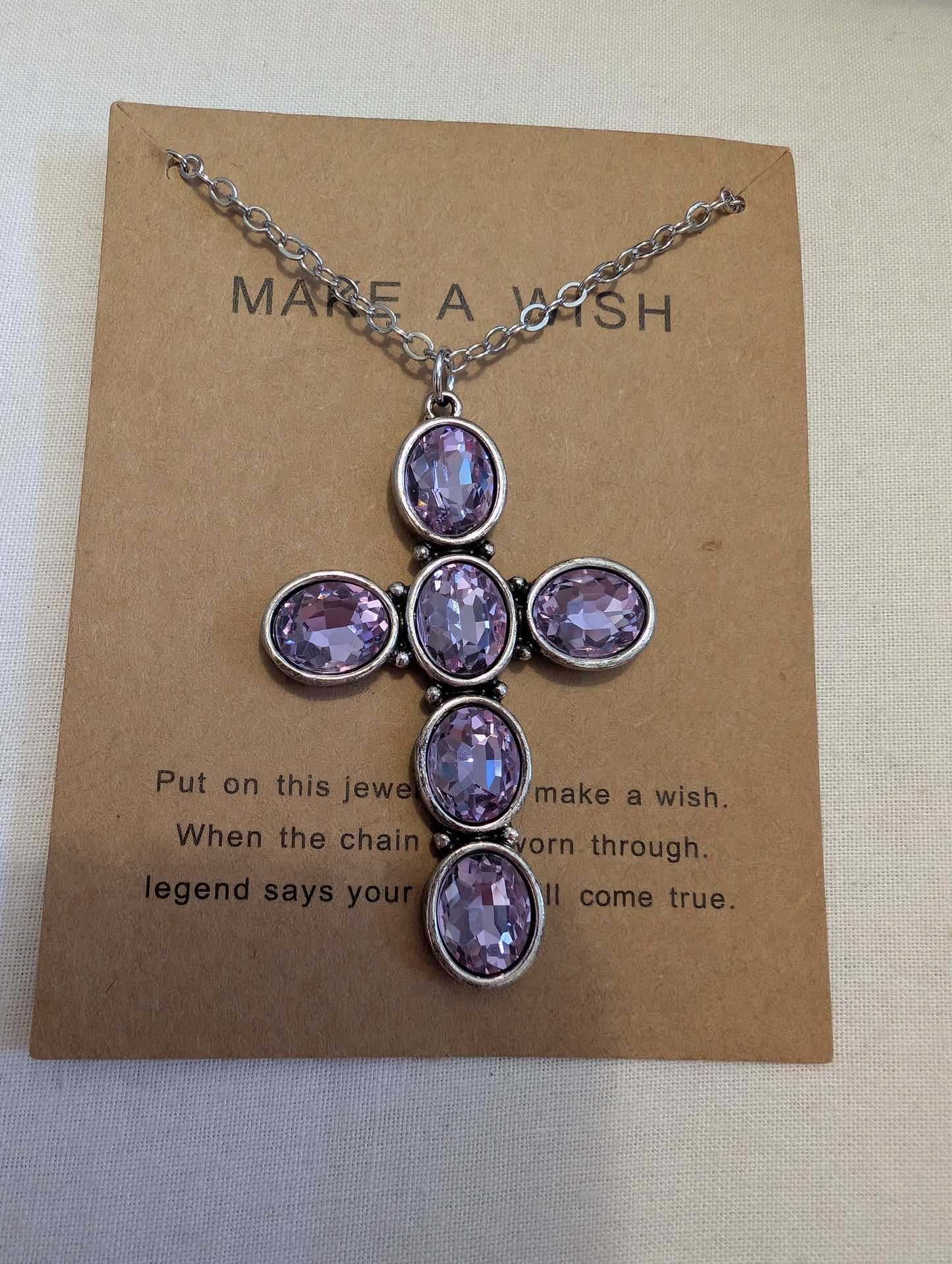 3 purple cross necklace meaning