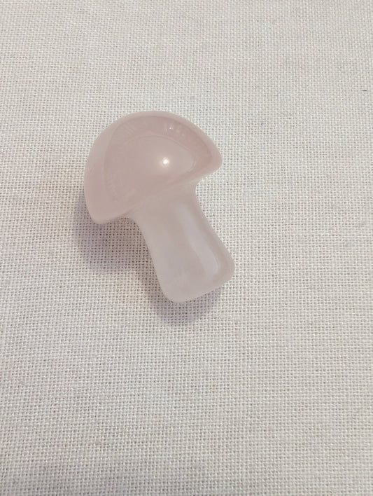 5 rose quartz mushroom mini
