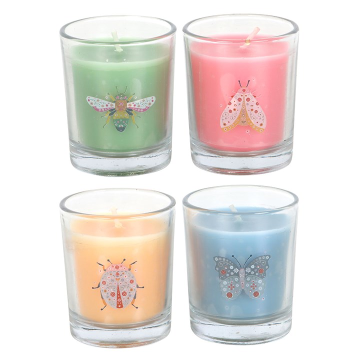 Flower bug candles small