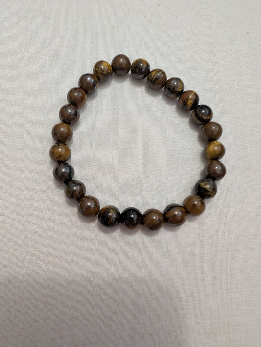 3 Tigers eye gemstone bracelet