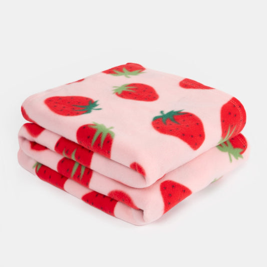 Strawberry throw pink