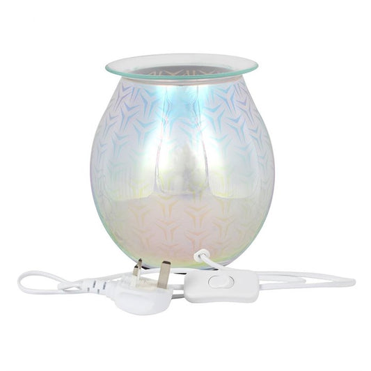 3d geometric light up electric oil/wax burner
