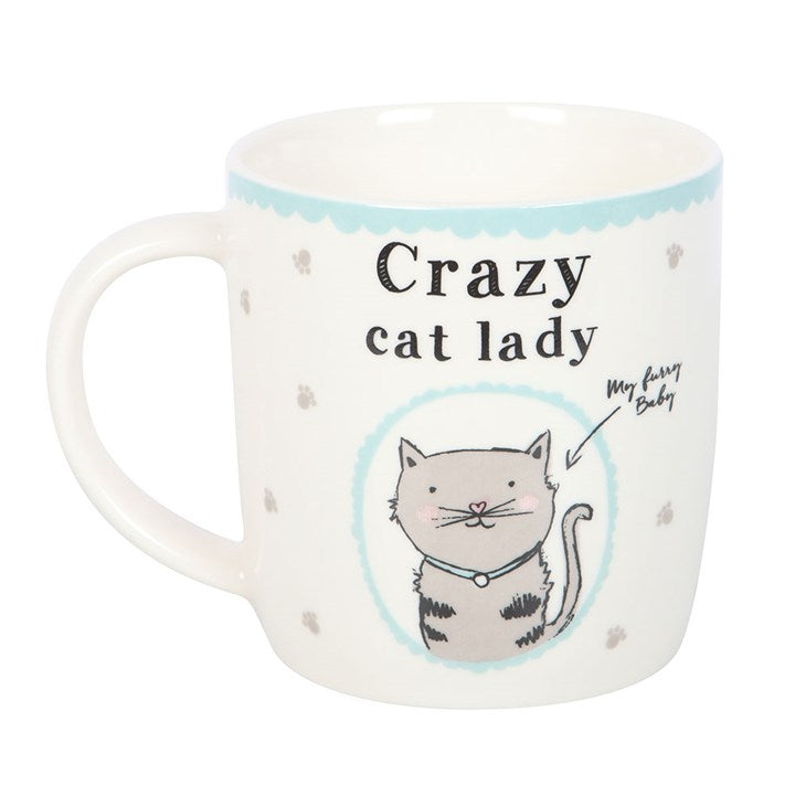 Crazy cat lady mug boxed